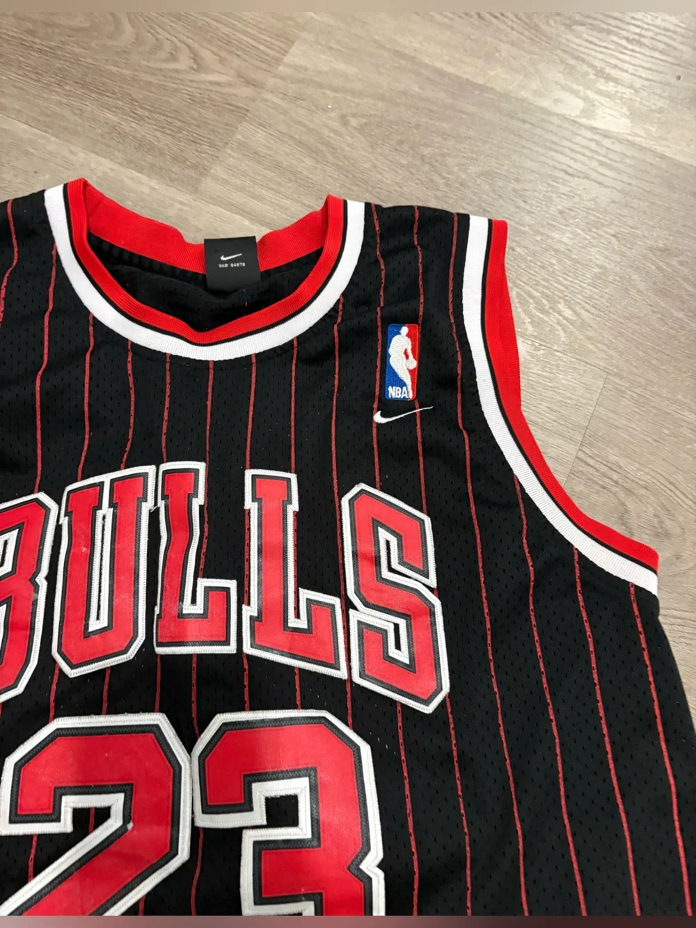 Jordan Jersey Black and Red Team Basketball